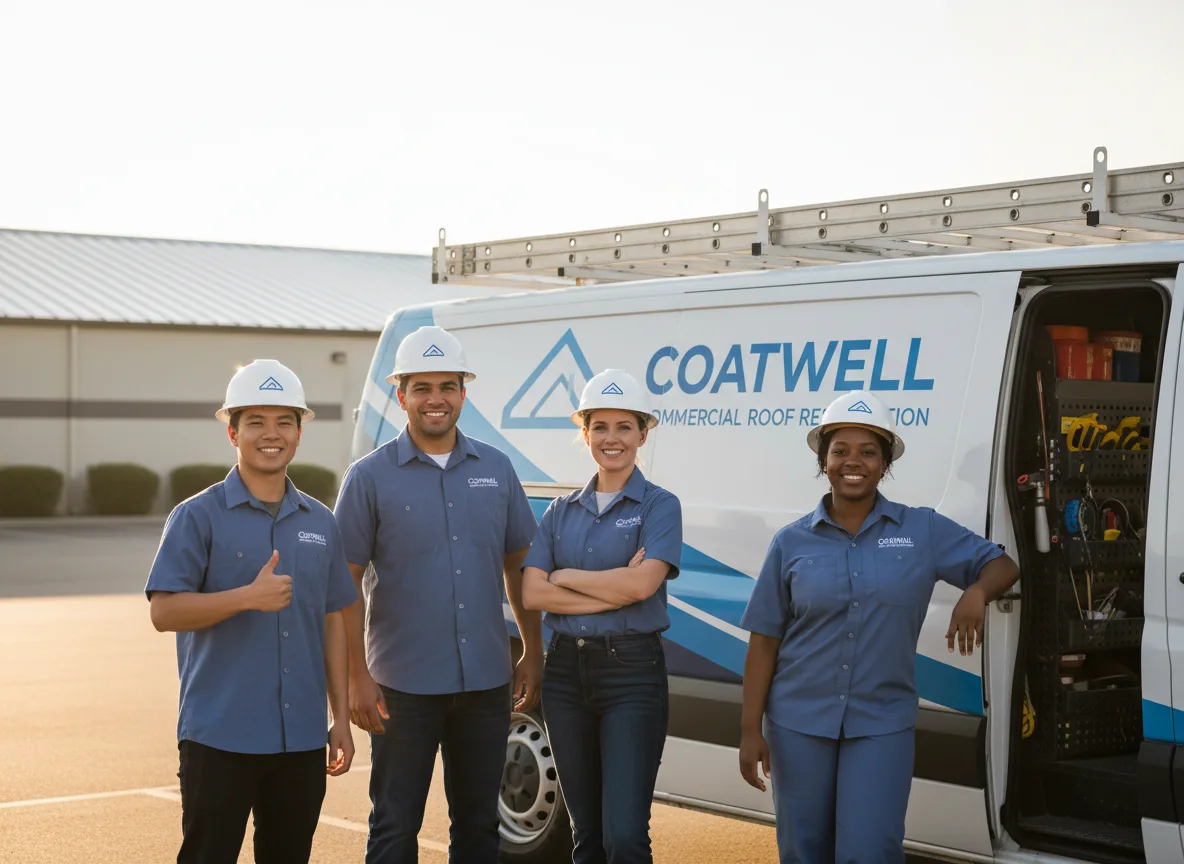 Commercial roof coating company in Friesland, WI